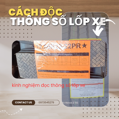 Cách Đọc Thông Số Lốp Xe Ô tô