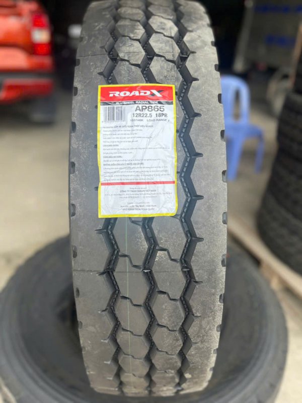 lốp xe tải roadx 12R22.5 AP865 giá tốt