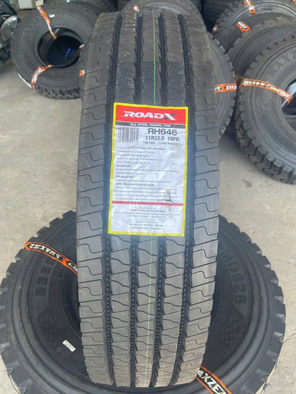 lốp xe tải roadx RH646 11R22.5 chính hãng