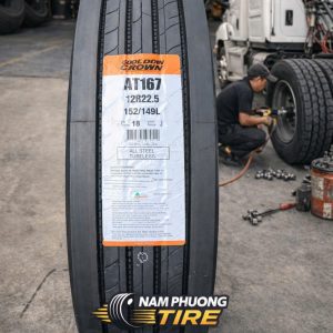 Lốp 12R22.5 - AZ167 Golden Crown phù hợp chạy cảng !